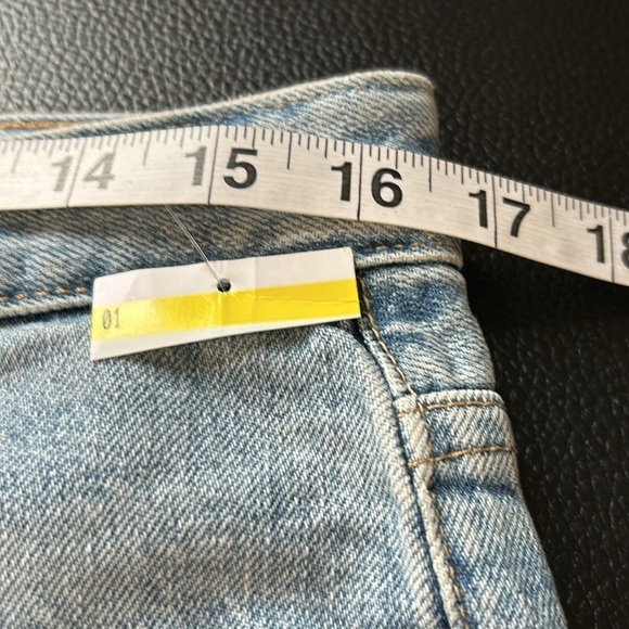 AG Adriano Goldschmied Saige High Rise Straight Leg Jean Medium Wash Sz 31 NEW - Picture 13 of 15